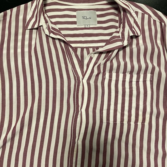Rails Tops - Striped Button Down Shirt